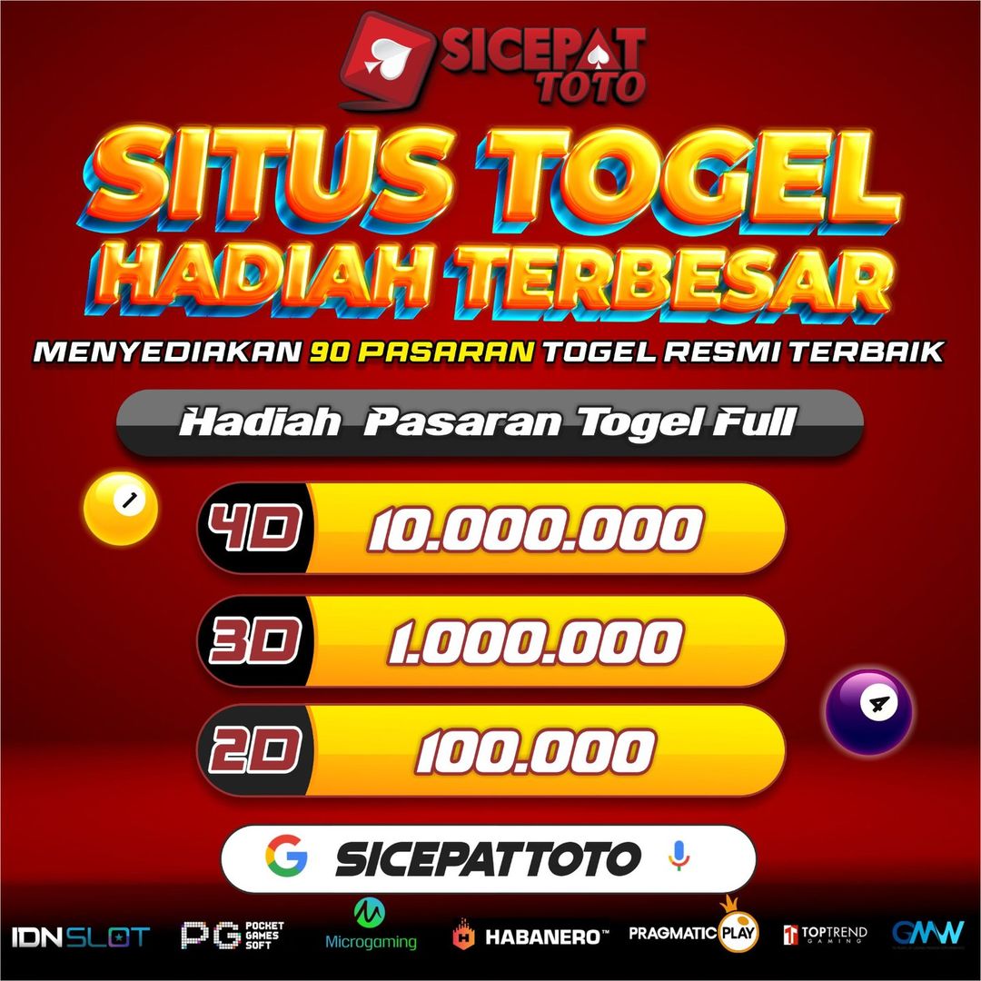 Sicepattoto - Bandar Togel Online Paling Trusted #1 & Situs Toto Togel Populer